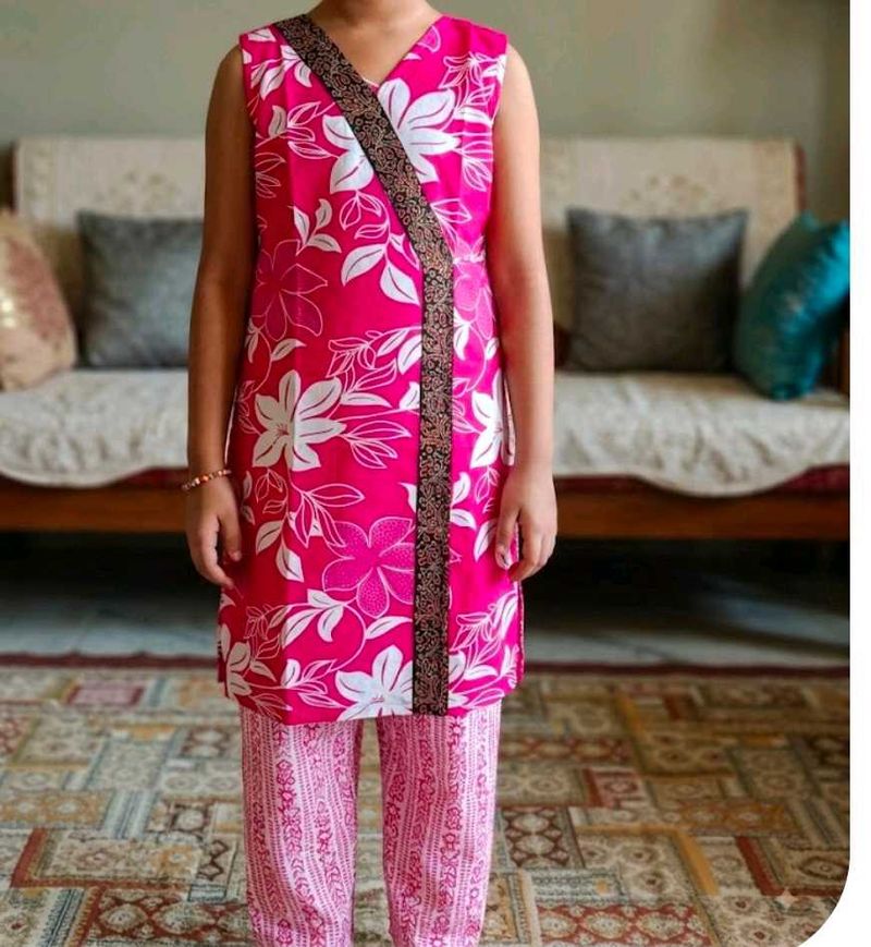 Vibrant Floral Kurta Set