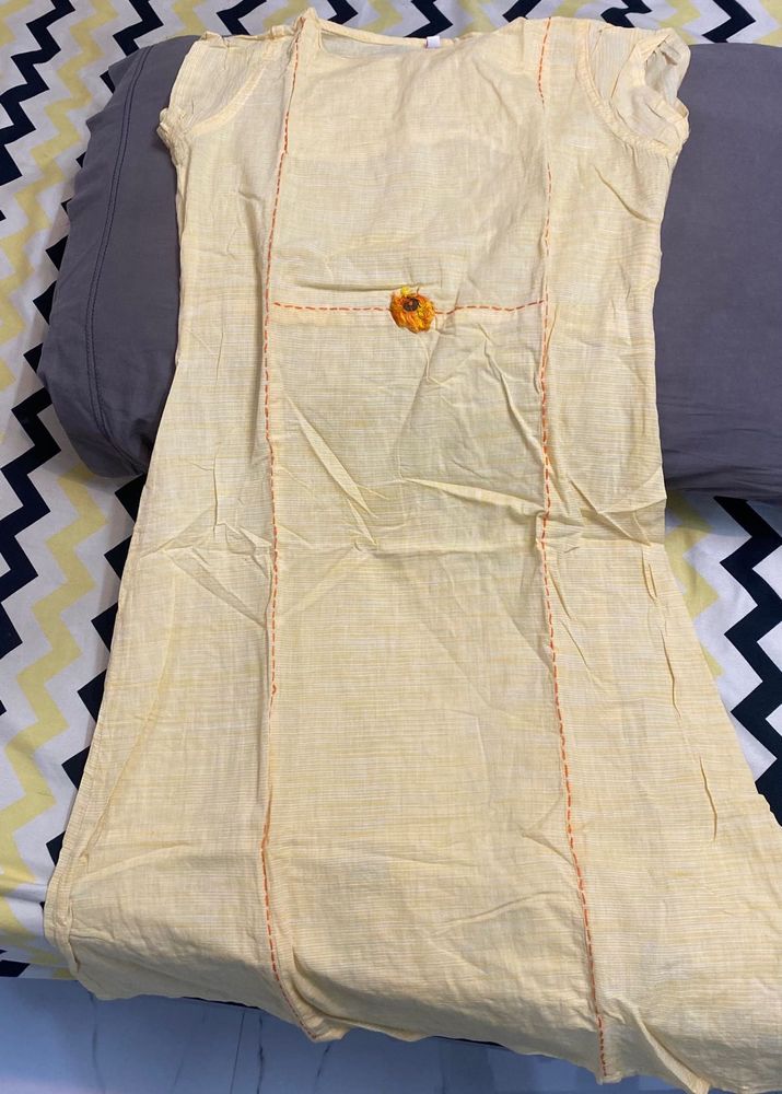 Yellow Casual Dress