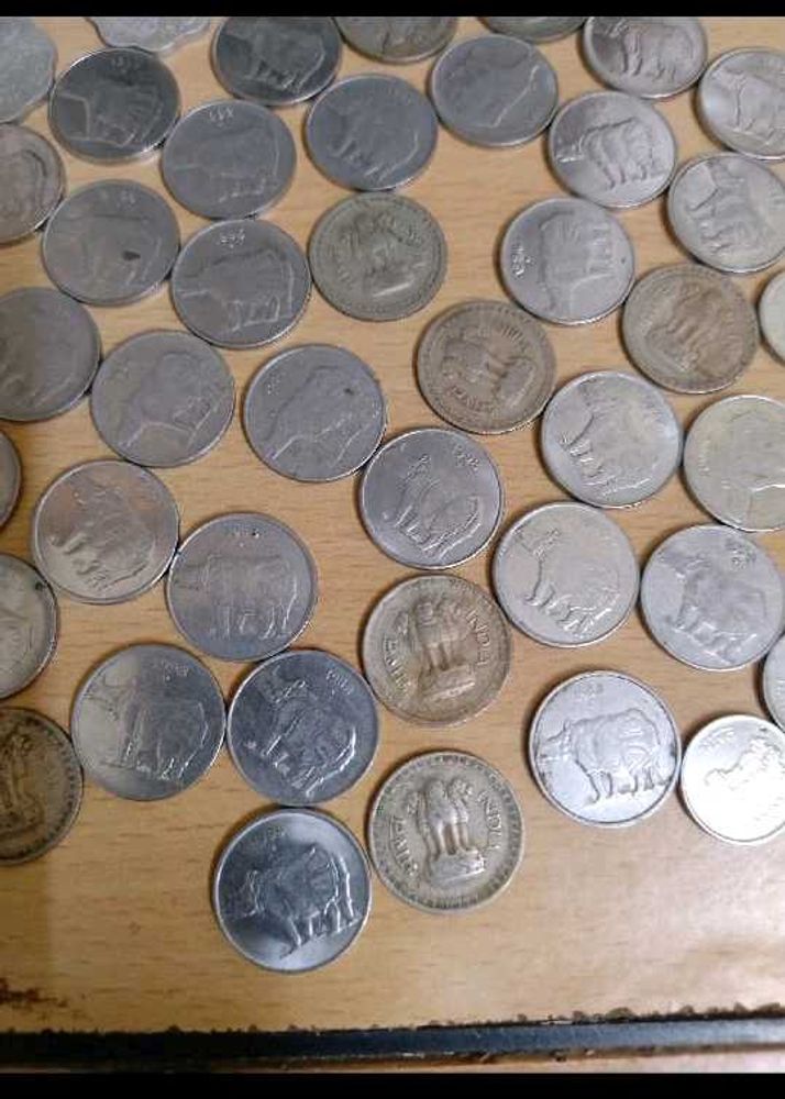 vintage collection Rhino token of Indian Coins