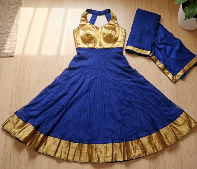 PRINCESS CUT Anarkali WITH PANT &amp; DUPATTA