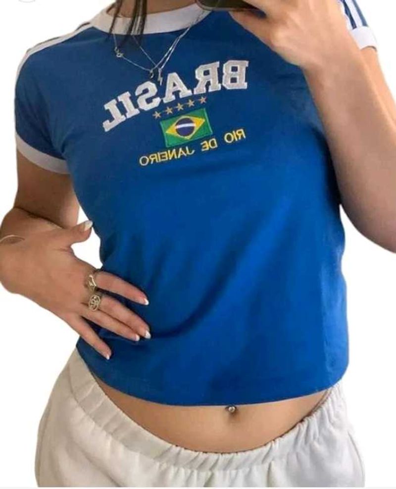 Blue Rio de Janeiro Brazil Graphic Tee