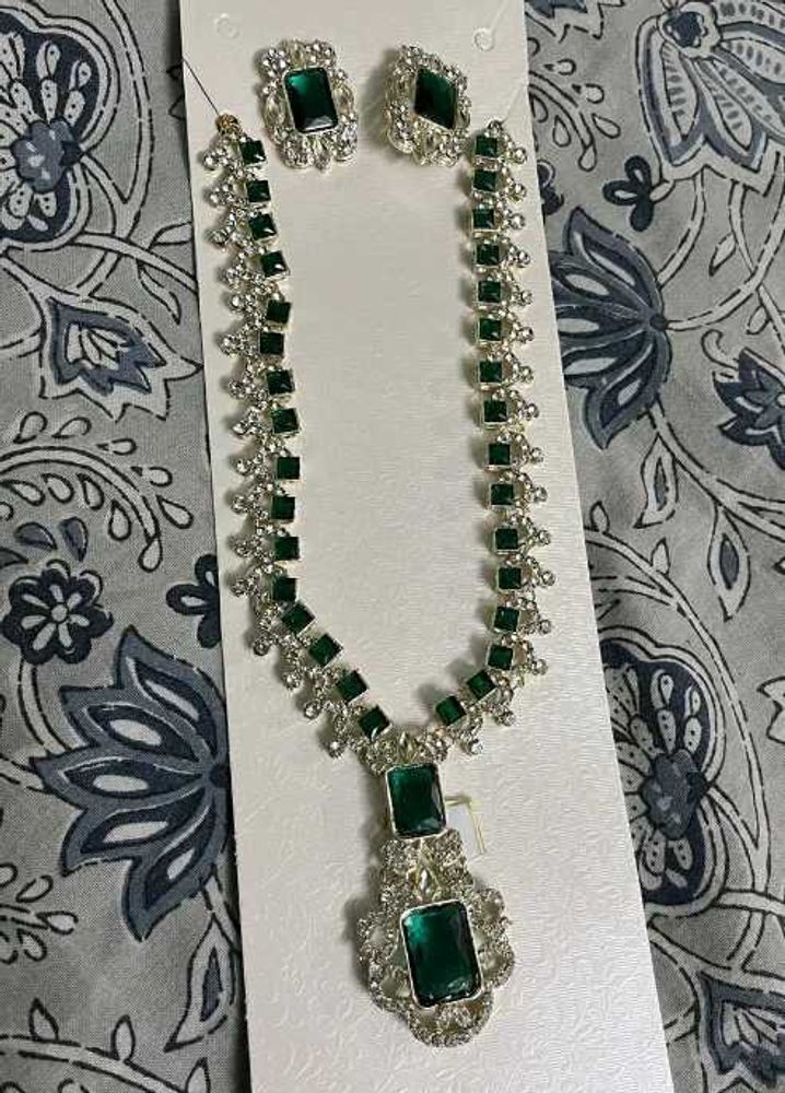Emerald Green Necklace Set