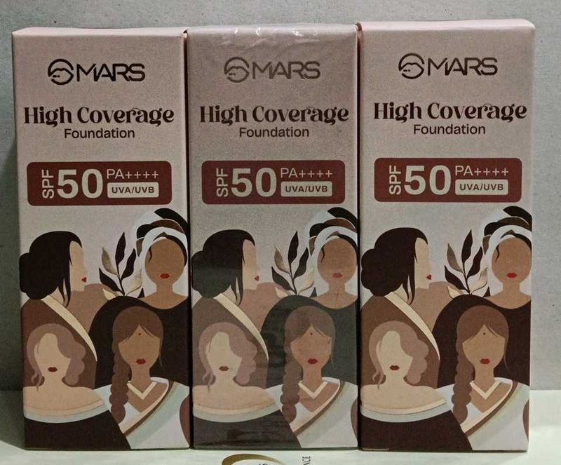MARS High Coverage Foundation SPF 50