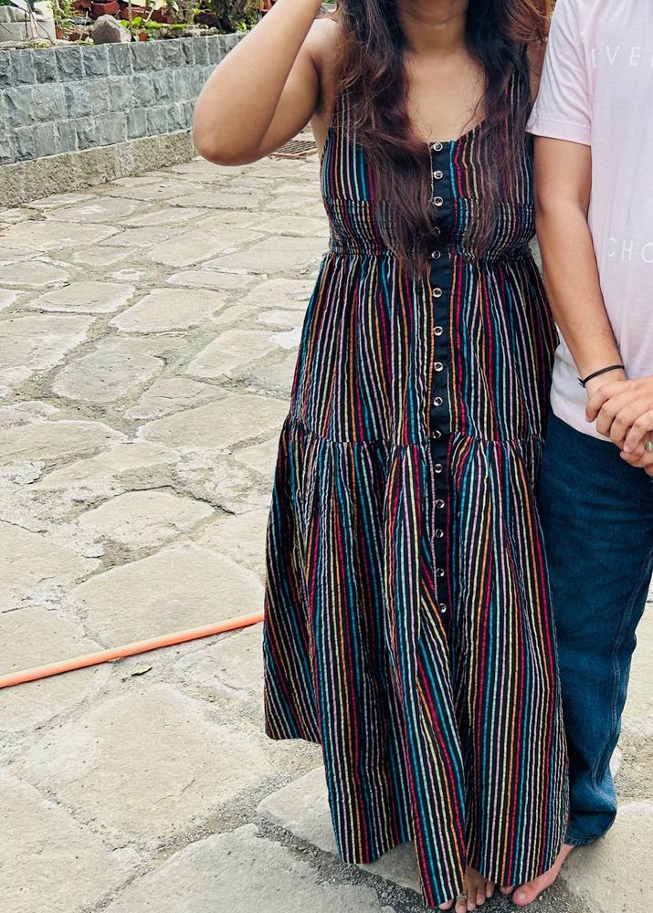 Striped Maxi Dress