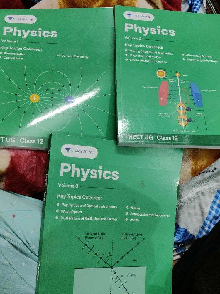 Unacademy Physics Class 12 Books (Set of 3)