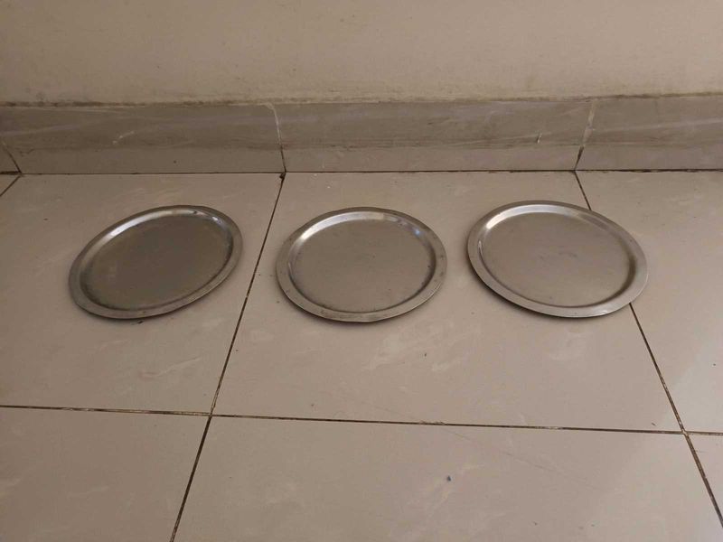 Used Three Pieces Stainless Steel Lids