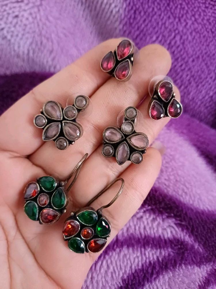 combo of 3 earring