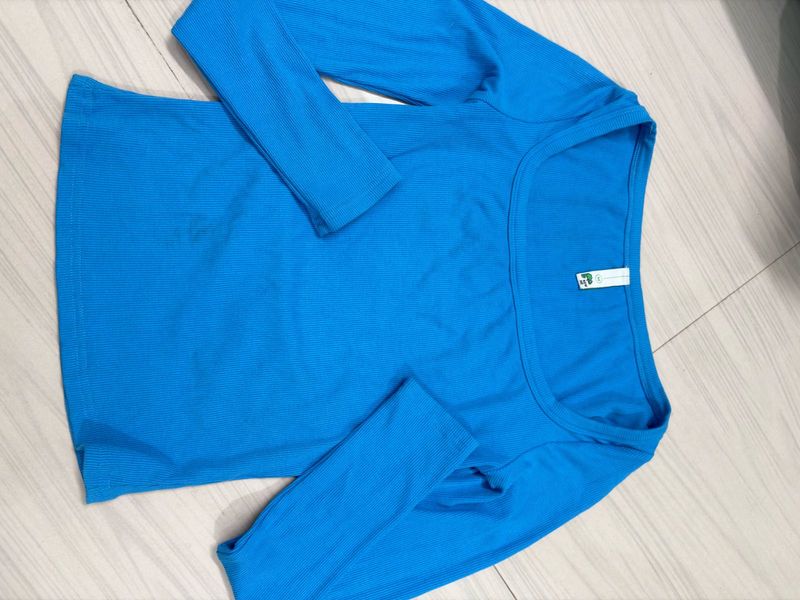 bluelong sleeve top