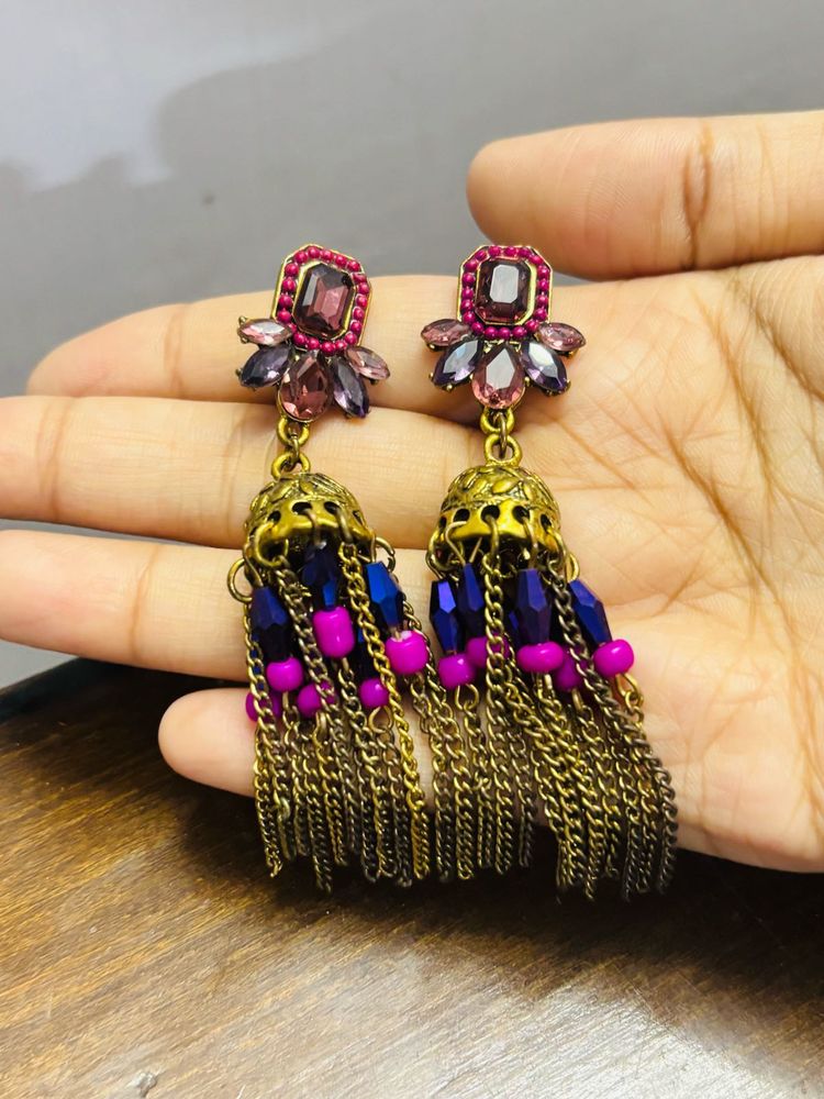 Boho Tassel Drop Earrings