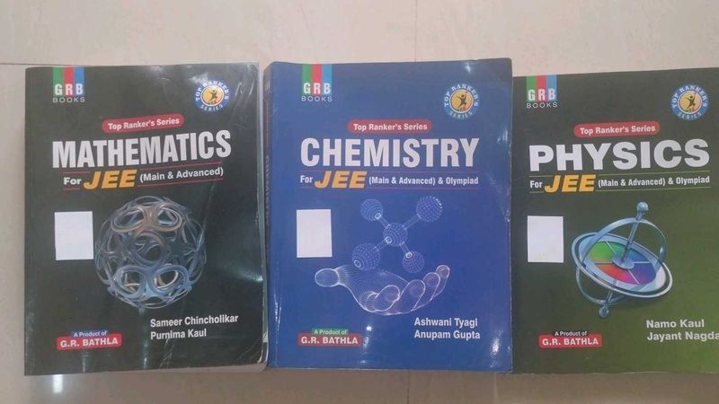 JEE Mathematics, Chemistry, Physics Books