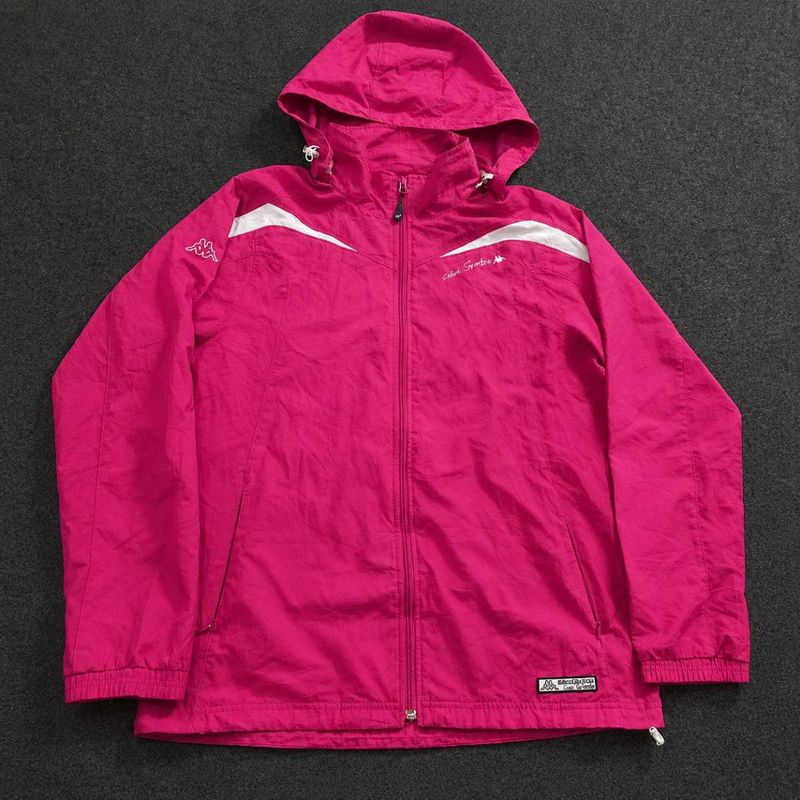 Pink Kappa Hooded Jacket
