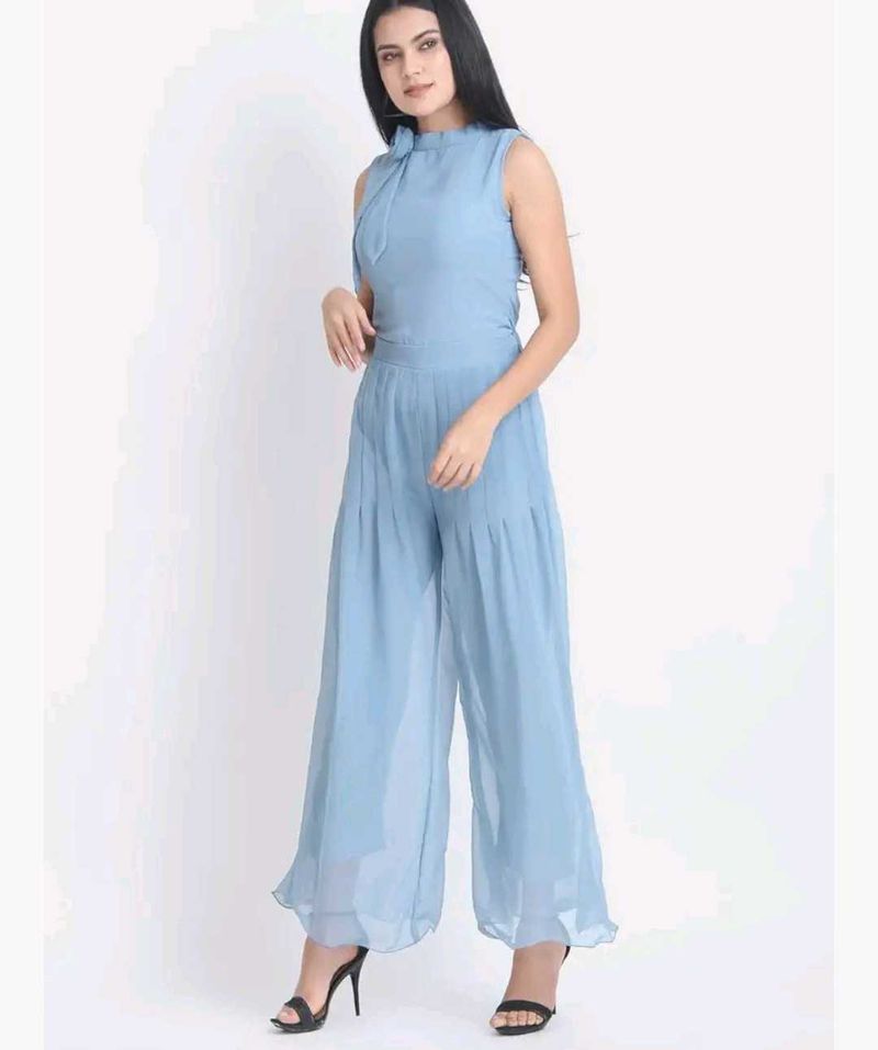 Stylish Blue Jumpsuit