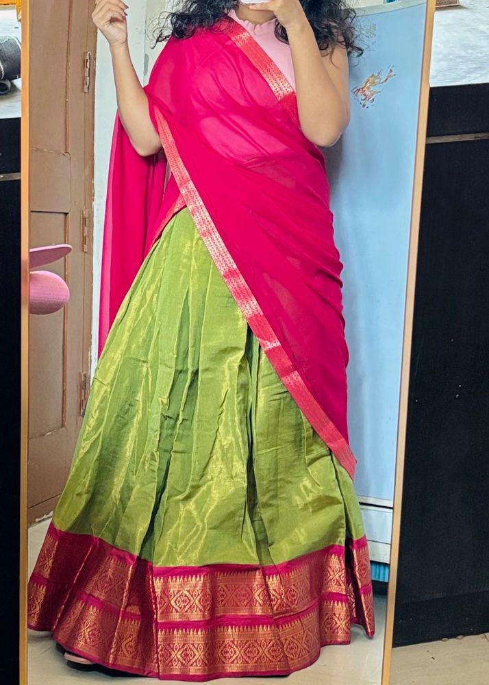 Unstitched Lehenga Choli Set Fixed Price