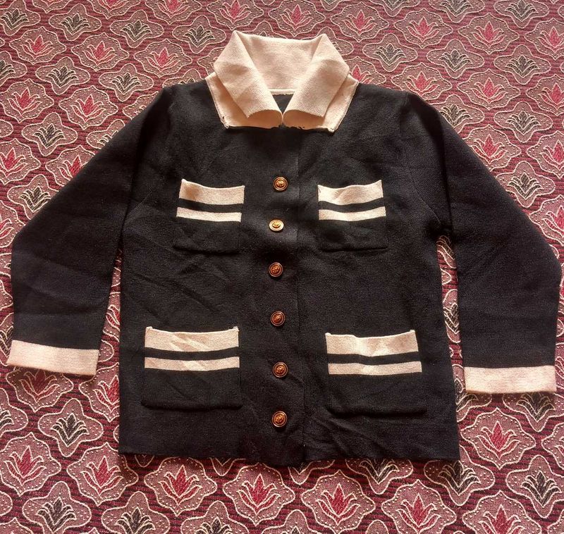Vintage Style Button-Down Jacket