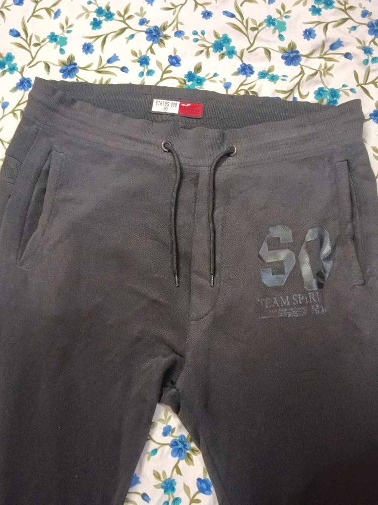 Men's Grey "TEAM SPIRIT" Joggers