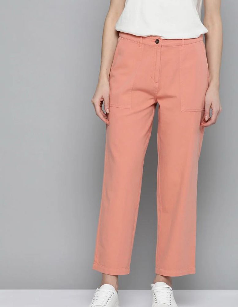 Peach Cargo Pants