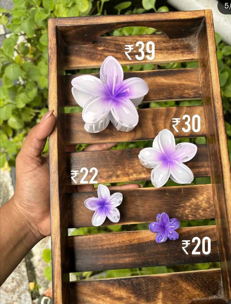 Acrylic Hair Clips, Strong Grip for Thick or