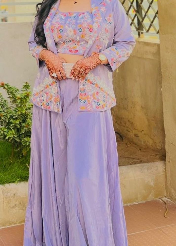 Lavish Embroidered Kurta Set with Palazzo