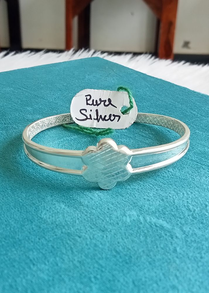 999 Pure Silver💫 Kada (wt:17.800g)