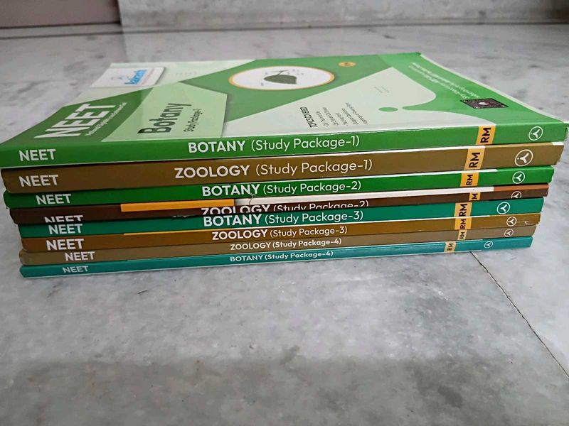 Aakash NEET Study Package 1,2,3,4 ZOOLOGY &amp; BOTANY