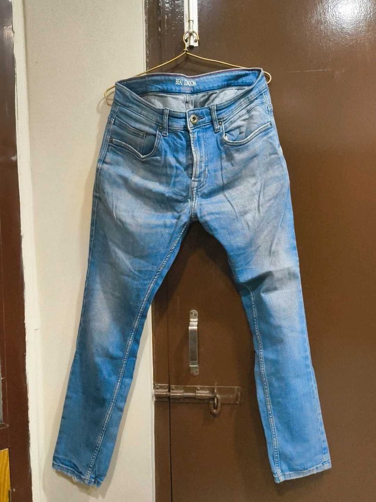Men's Light Wash Denim Jeans BEATLONDON by Pepe Je