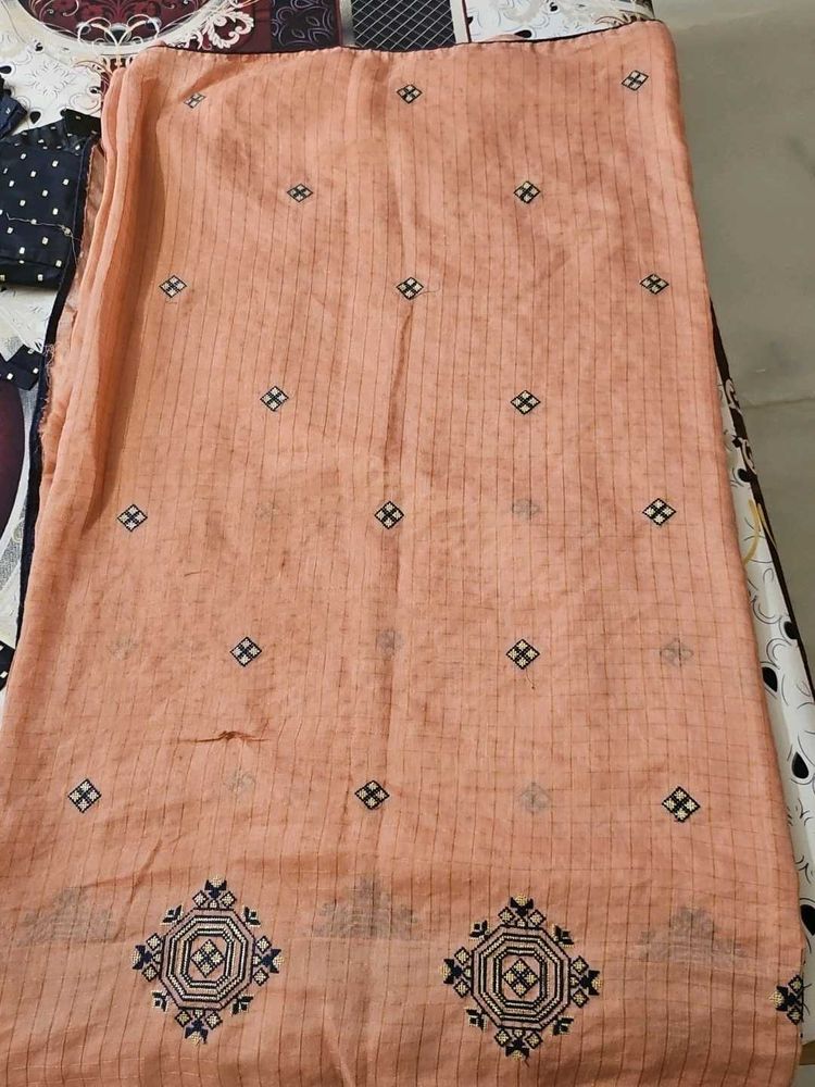 Peach Dupatta