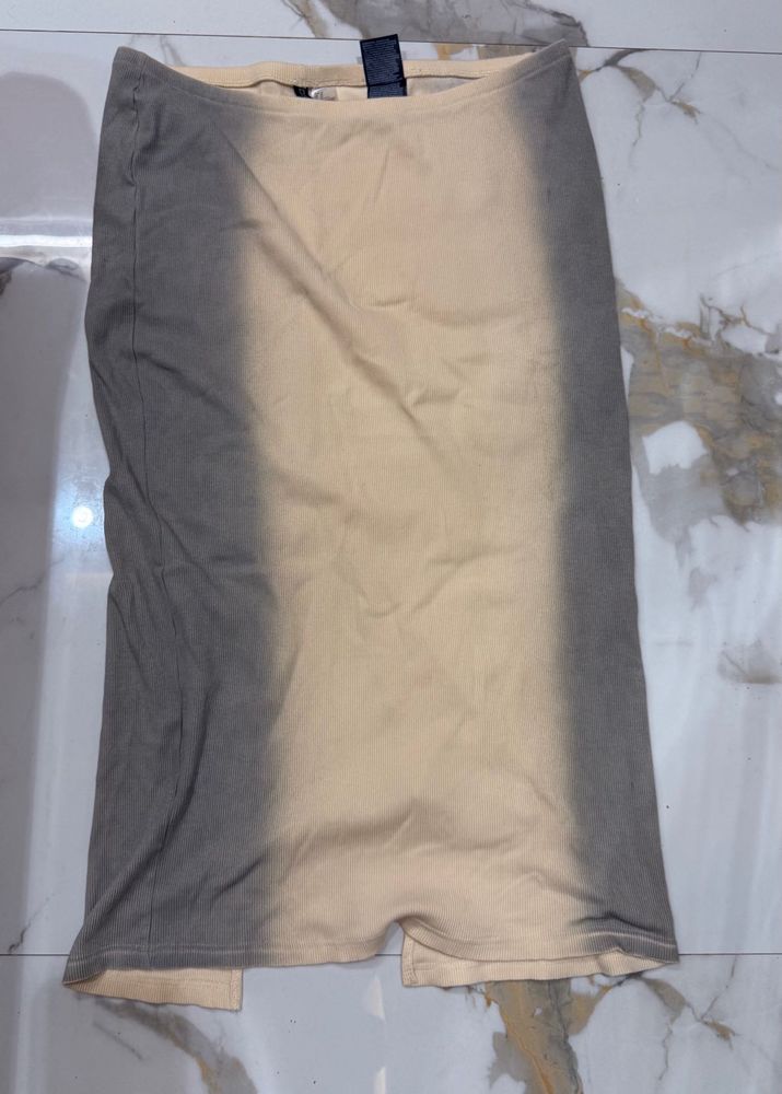 Stretchable Beige &amp; Grey Ombre Pants