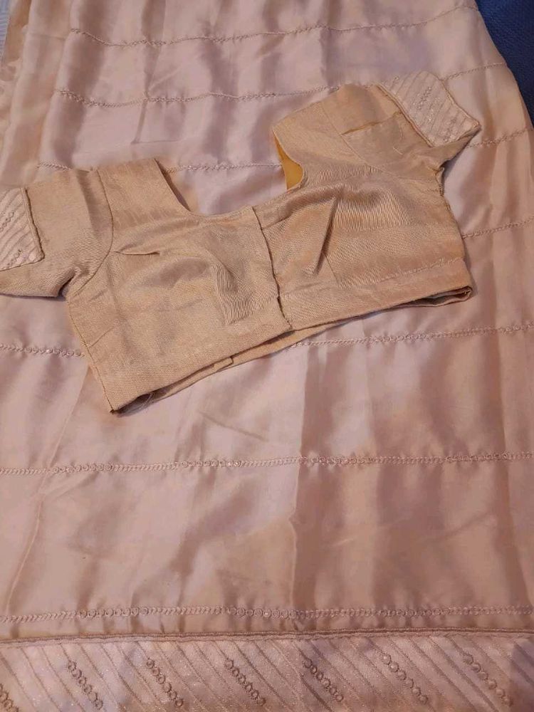 Fully Sequence Work Saree With Blouse