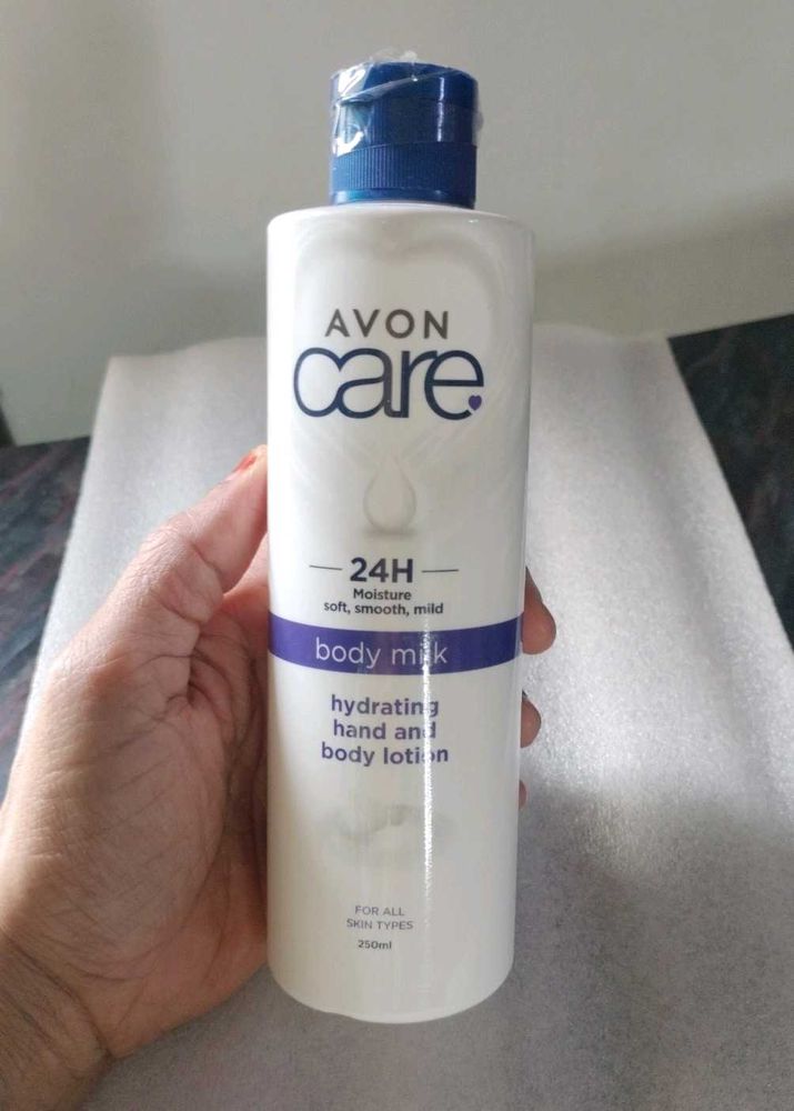 Avon hydrating body milk lotion.