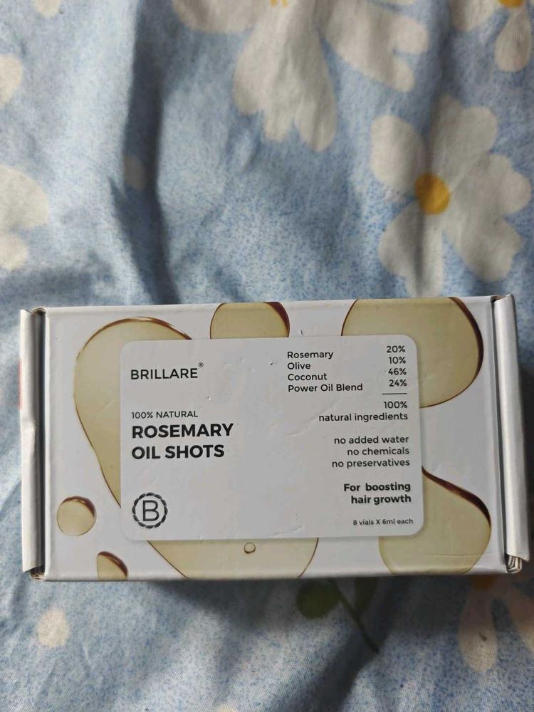 Brillare 100% Natural Rosemary Oil Shots