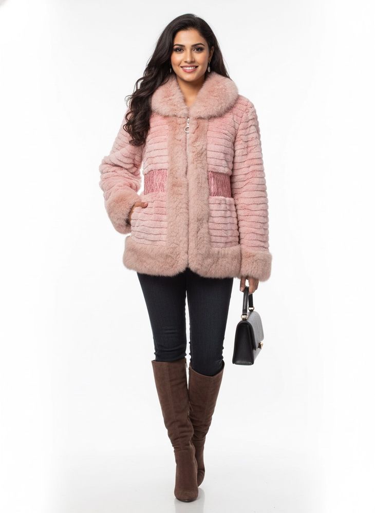 Pink Furry Winter Coat