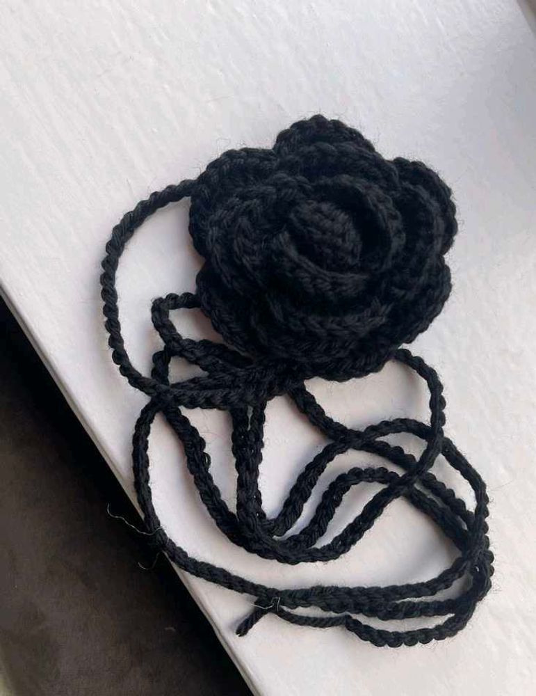 Black Rose Tie
