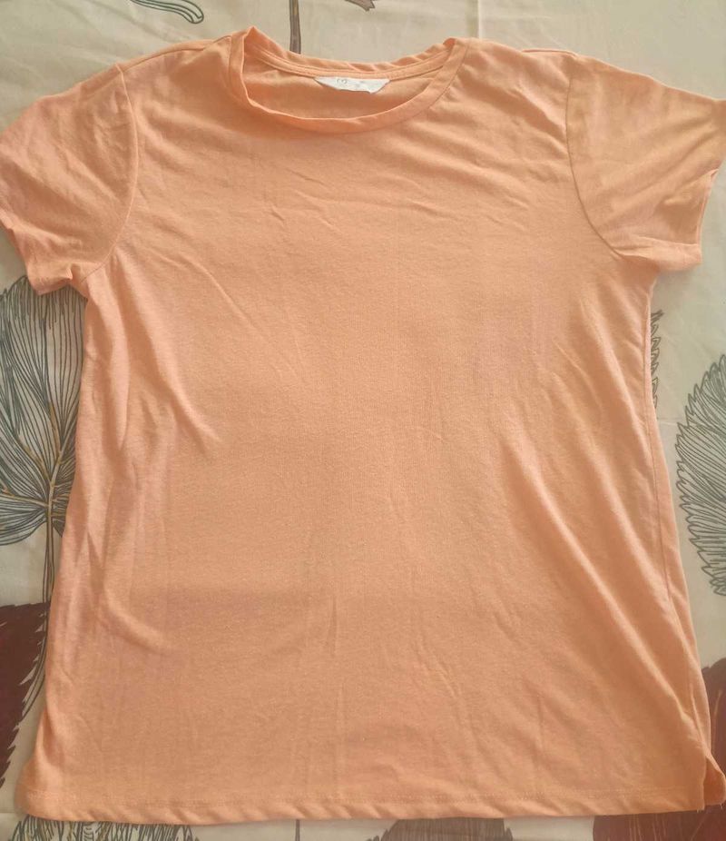 Peach Basic T-Shirt