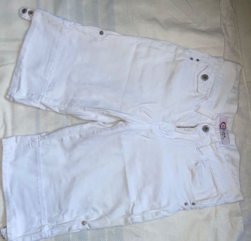 White Bermuda Shorts