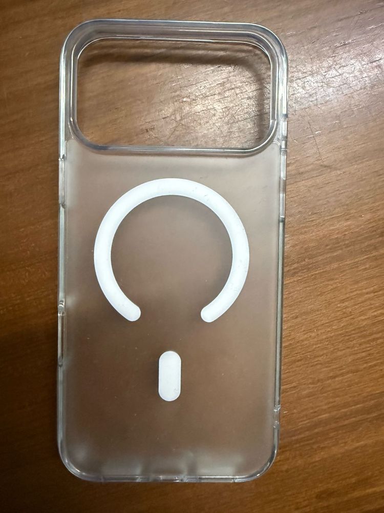 17 pro max Clear Matte MagSafe Case