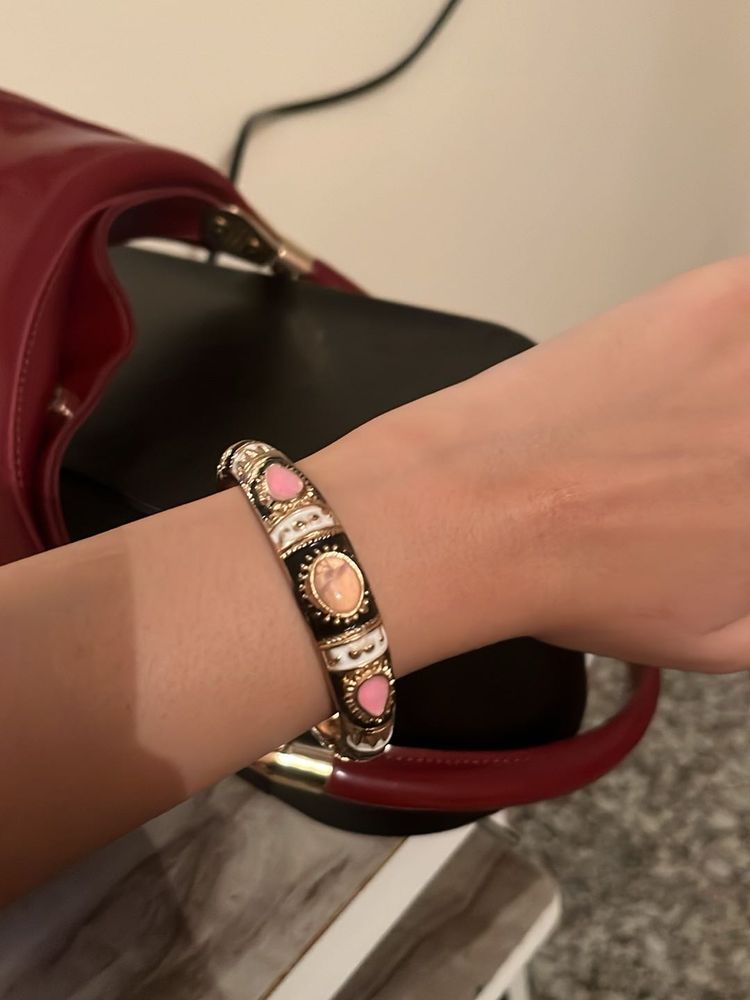 Boho Enamel Bangle Bracelet