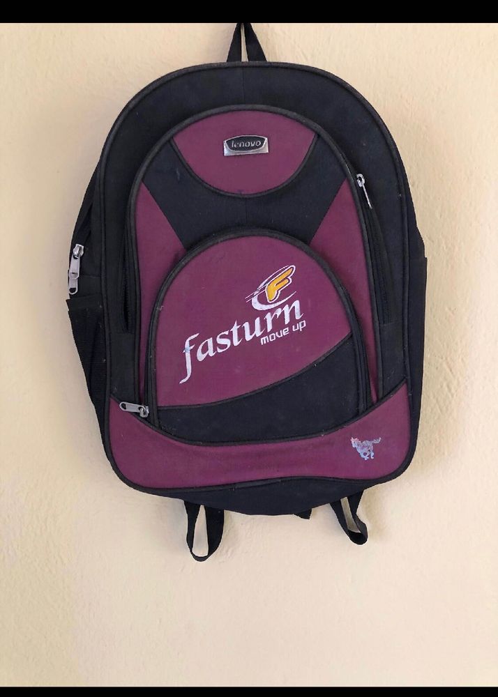 Stylish Maroon &amp; Black laptop Backpack