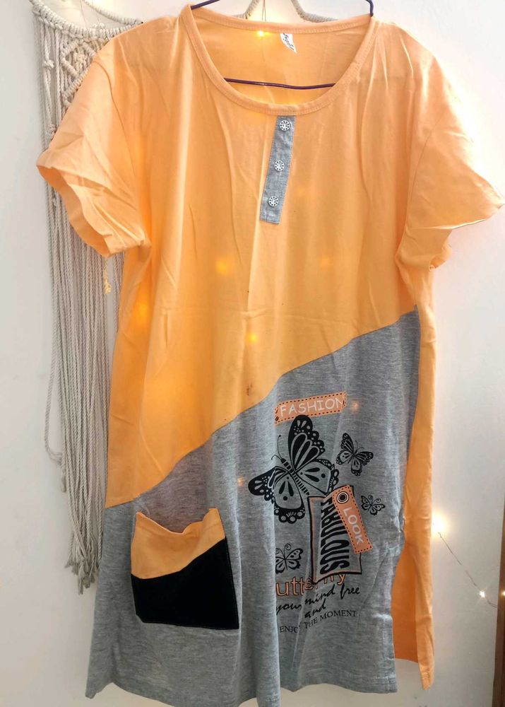 Long Tshirt Women Free Size
