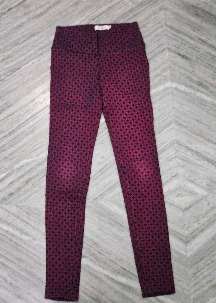 Patterned Skinny Leggings