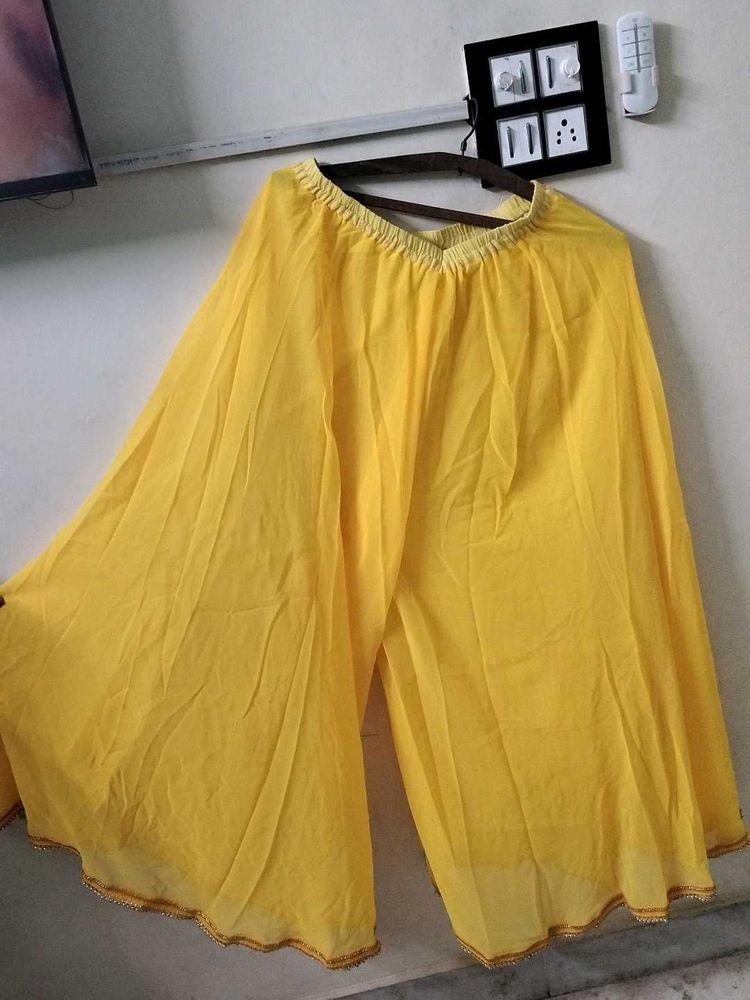 Yellow Palazzo Pants