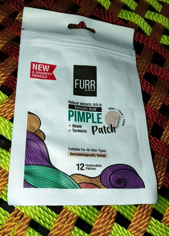 FURR Pimple Patch - 12 Hydrocolloid Patches