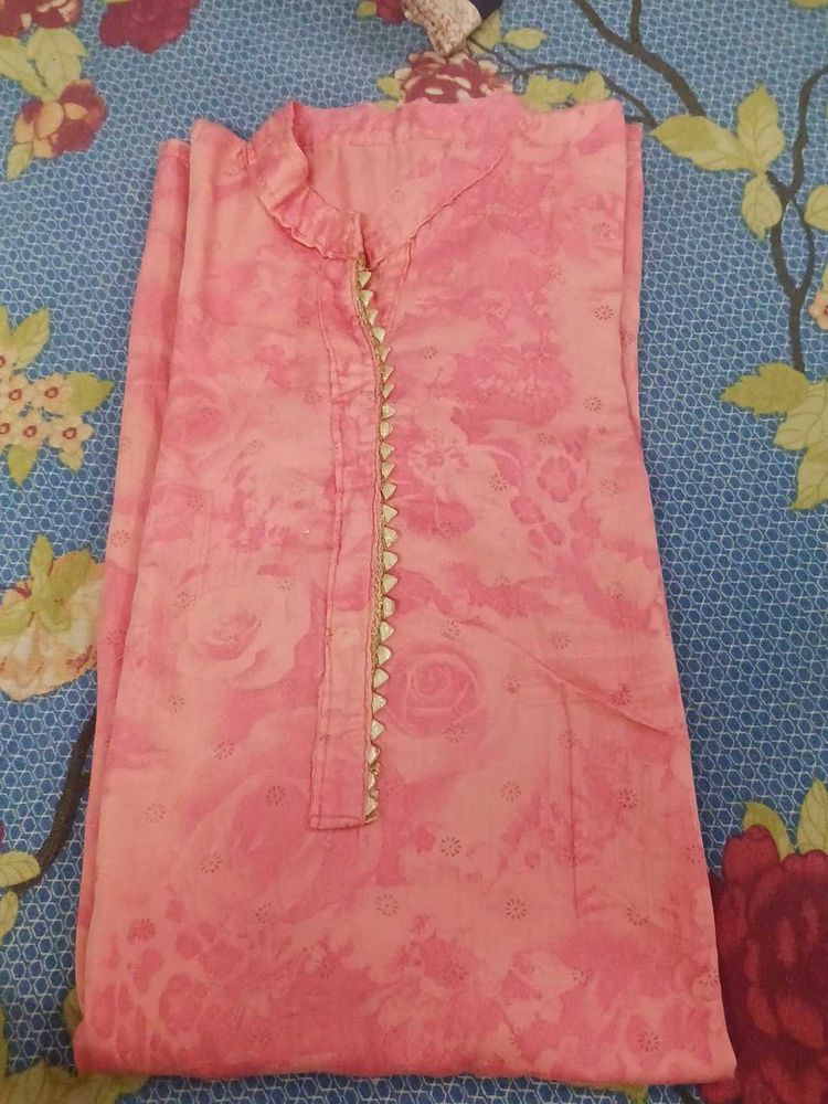 peach kurta