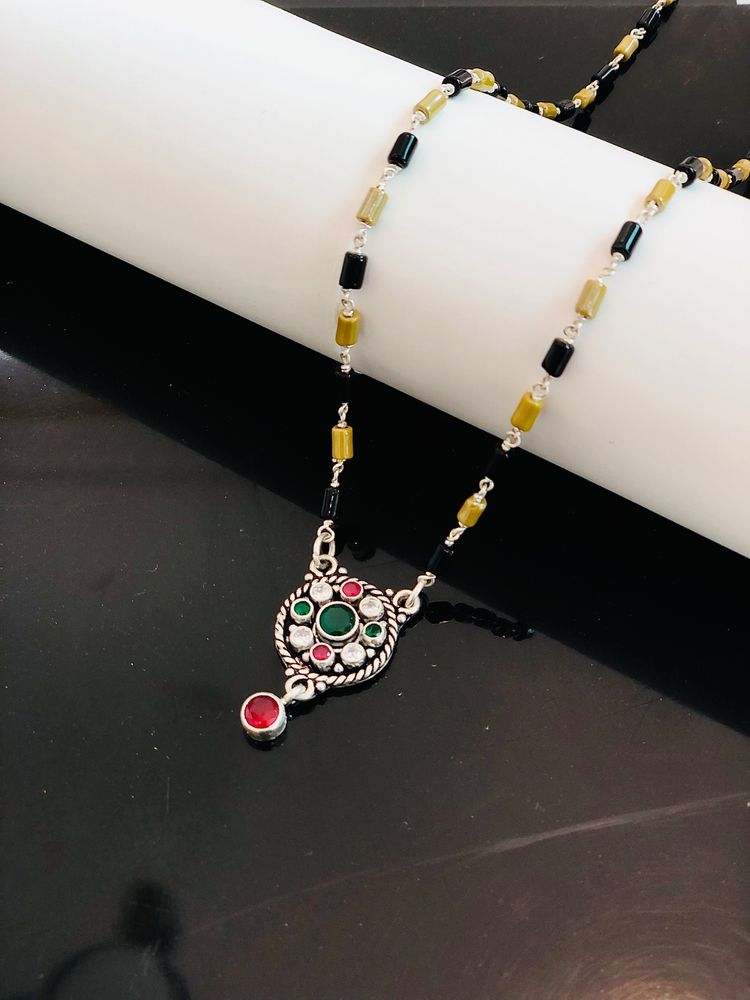 92.5 Pure Silver Mangalsutra