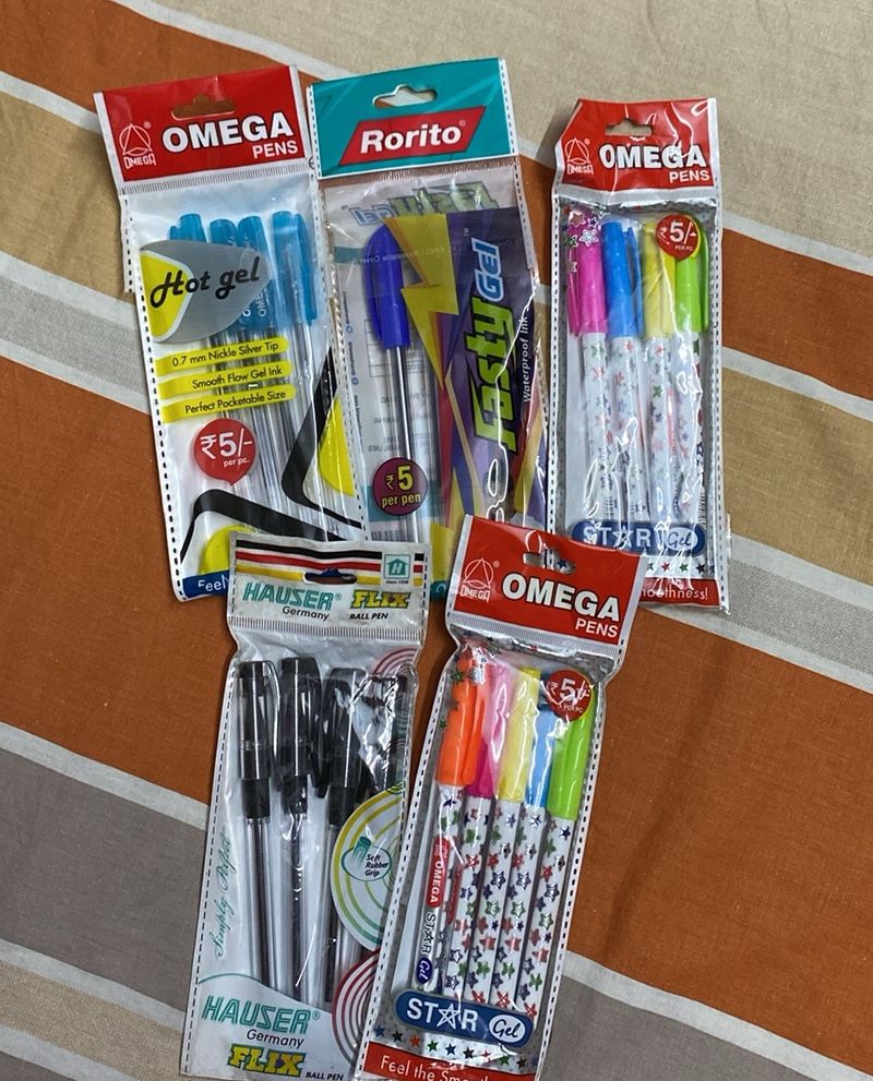 Combo Of 25 Pens