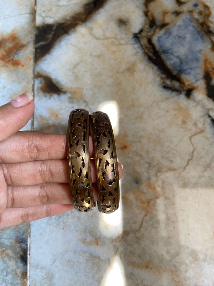 Vintage Filigree Metal Y2K stack Bangles