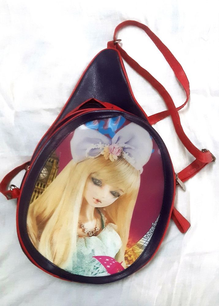 Vintage Eye Opening Closing Illusion Doll Bagpack