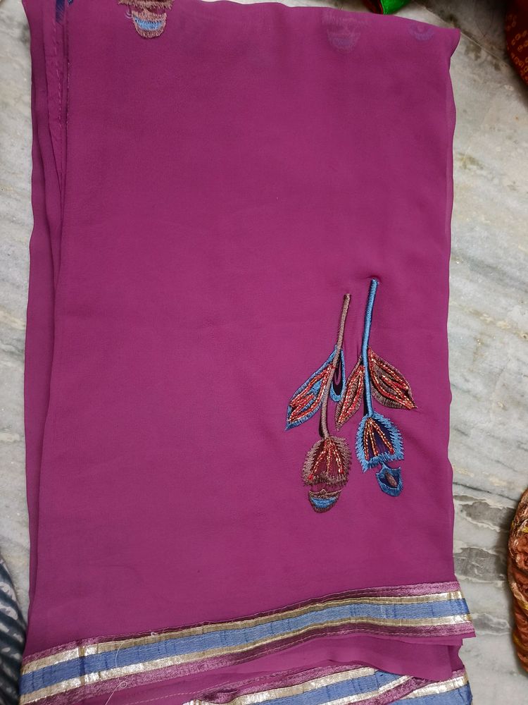 Beautiful Saree With Blouse