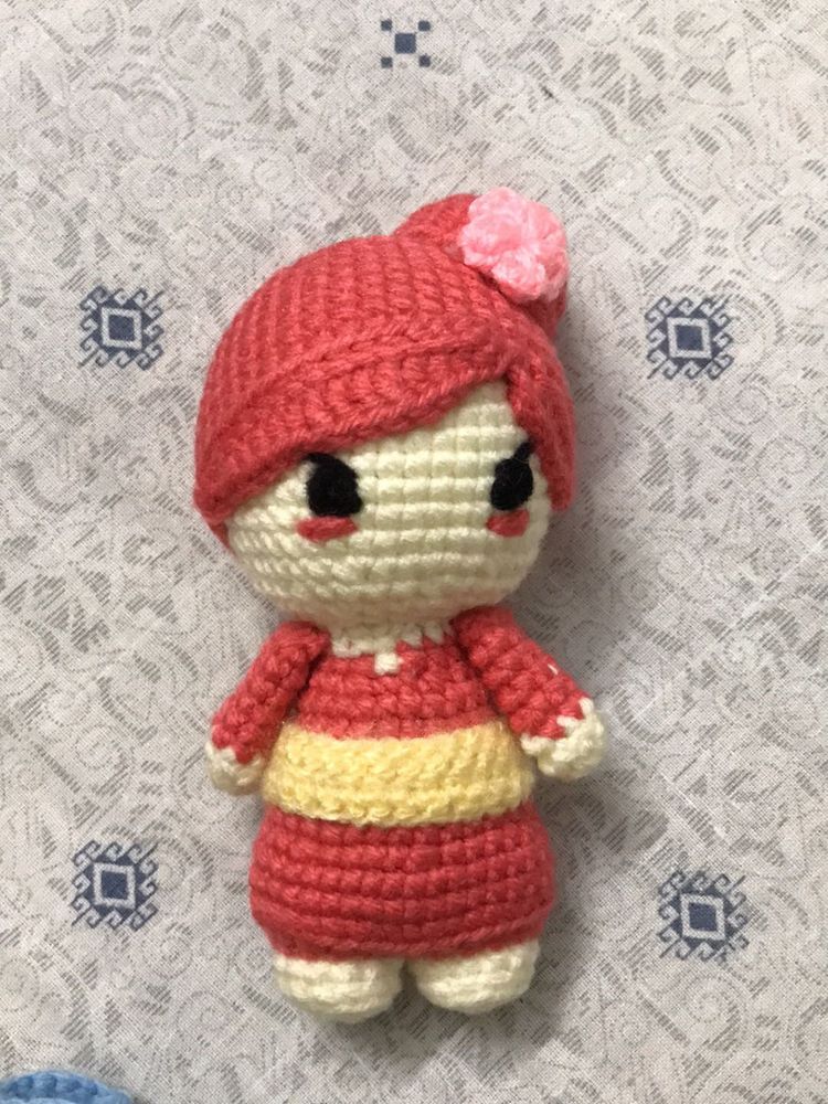 Crocheted Doll Toy