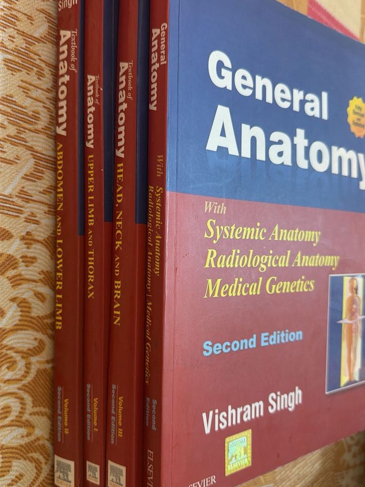 General Anatomy Books Set