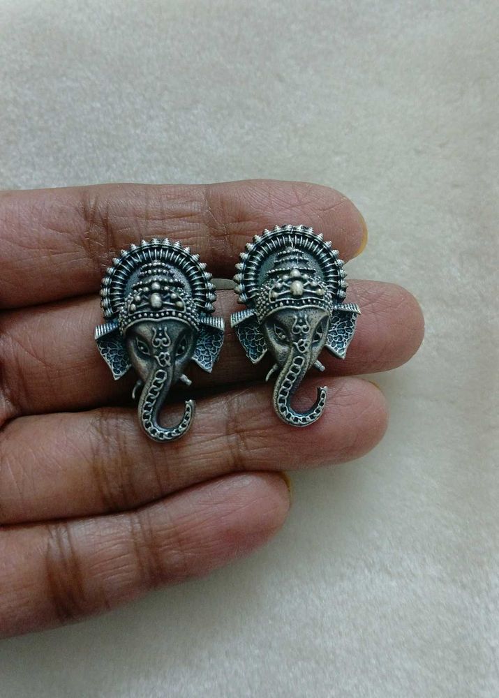 Lord Ganesha Stud Earrings